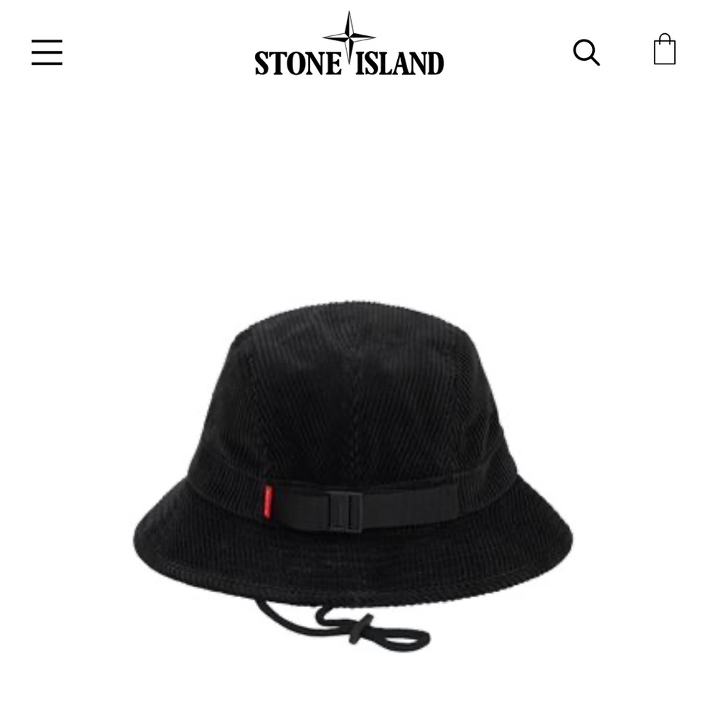 Supreme X Stone Island corduroy bucket hat